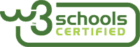 w3schools certified logo