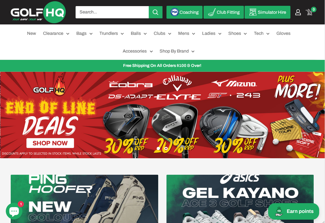 Golf HQ website screenshot